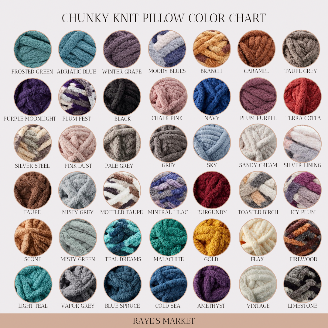 Chunky Knit Pillows