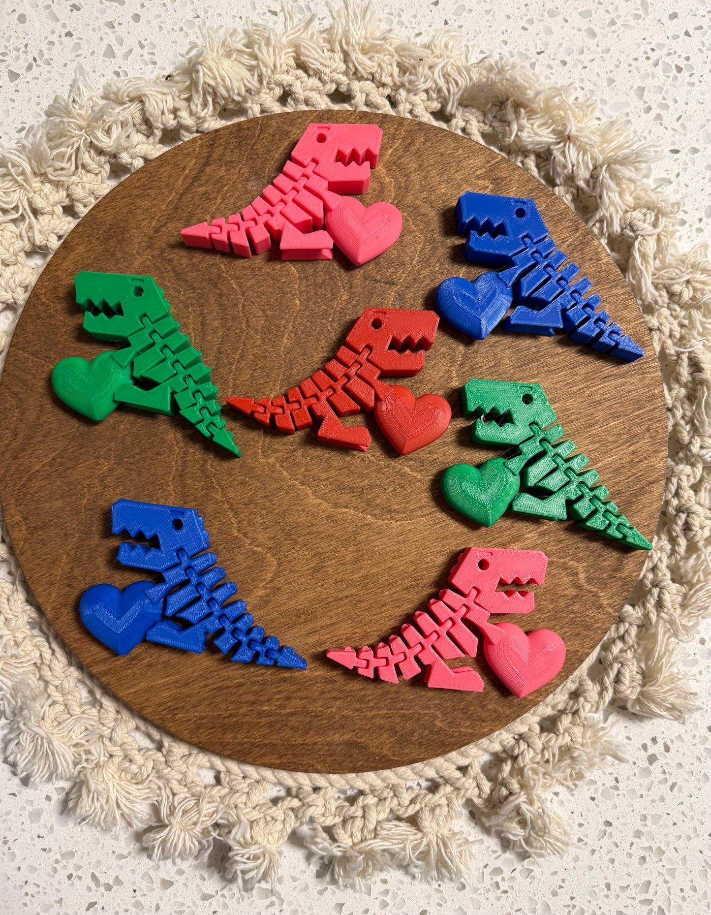Articulating Dinosaurs w/ Hearts