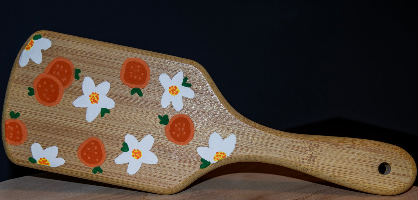 Hand Painted Hair Brush