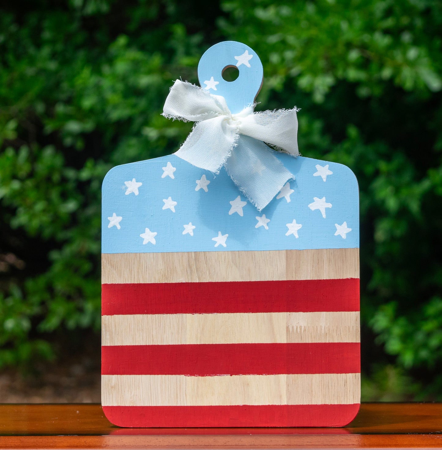 Hand Painted Patriotic Cutting Board