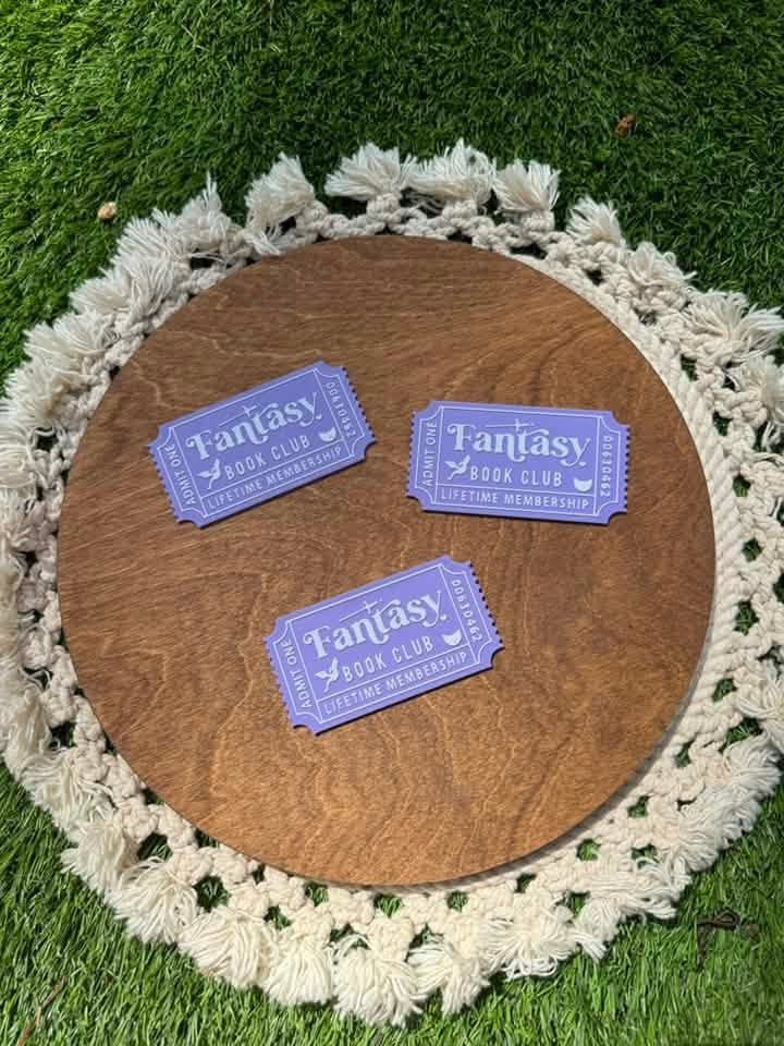Book Club Themed Tickets