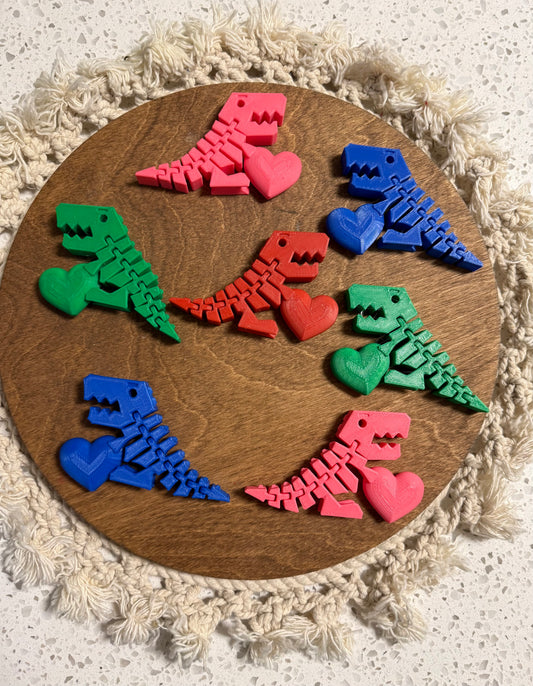 Articulating Dinosaurs w/ Hearts