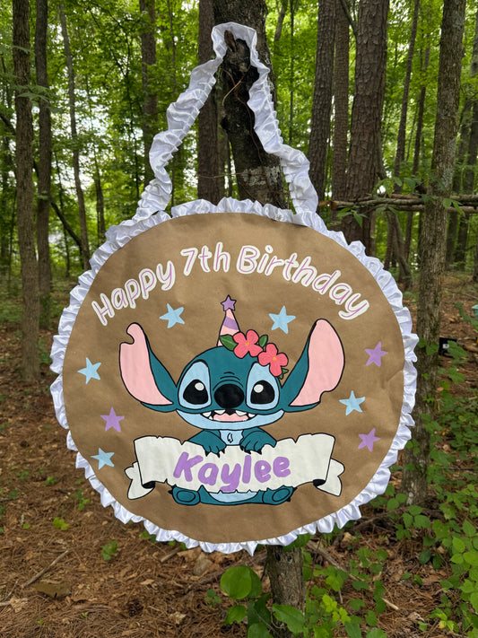 Bubble Hand Painted Banner