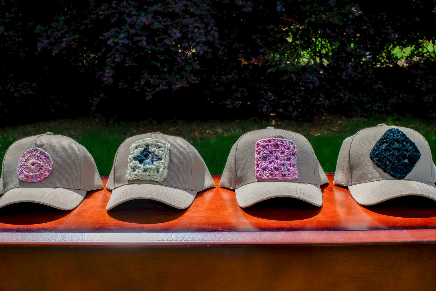 Granny Square Trucker Hat