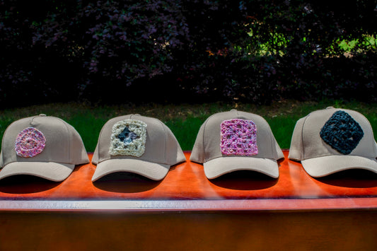 Granny Square Trucker Hat