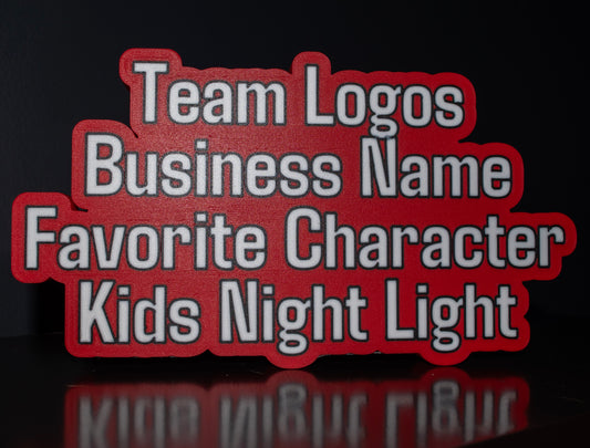 CUSTOM 3D Printed Light Boxes