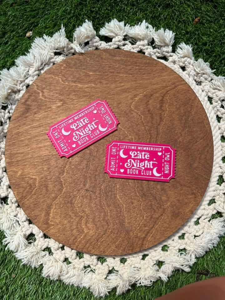 Book Club Themed Tickets