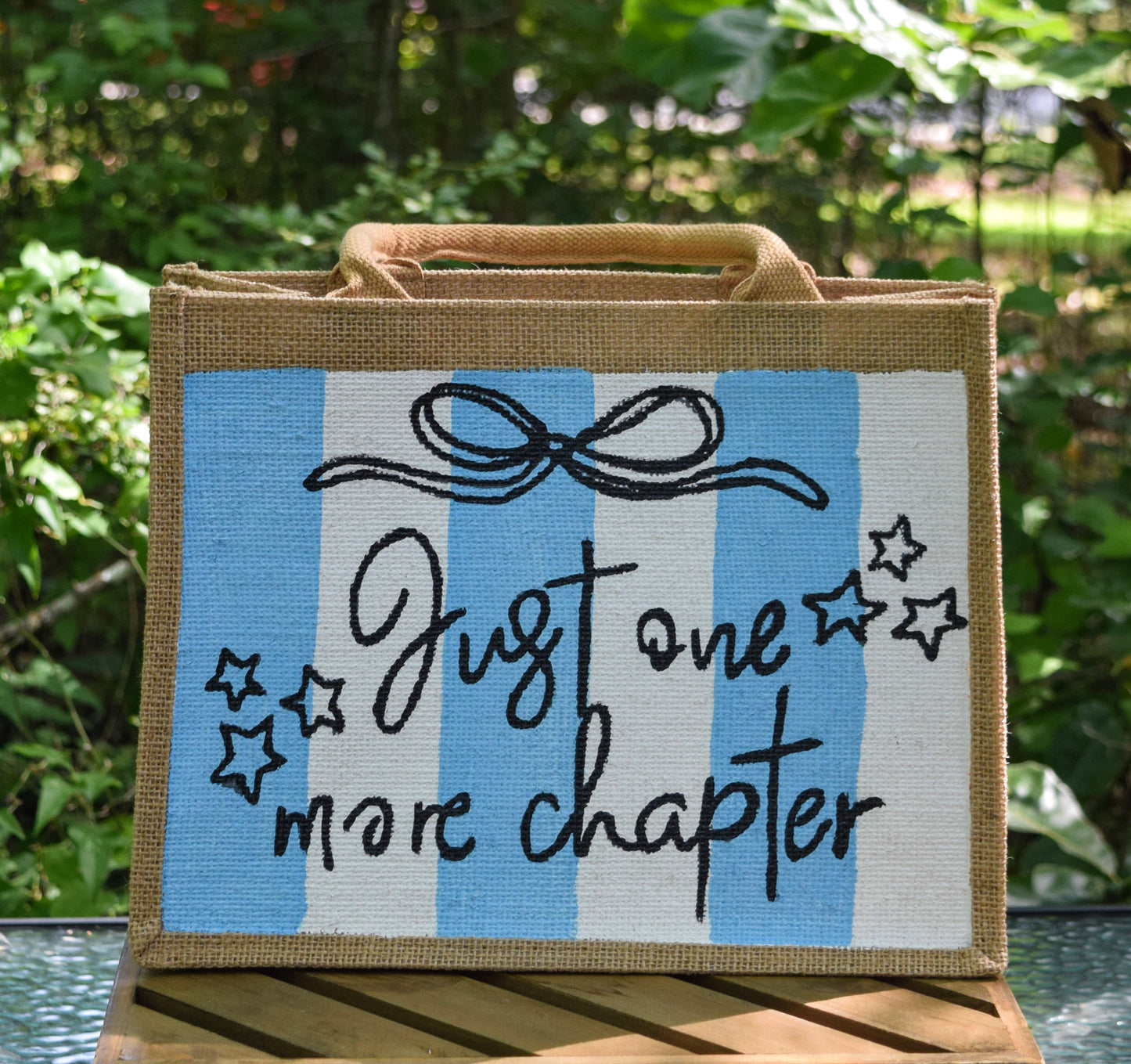 Summer Hand Painted Jute Bags