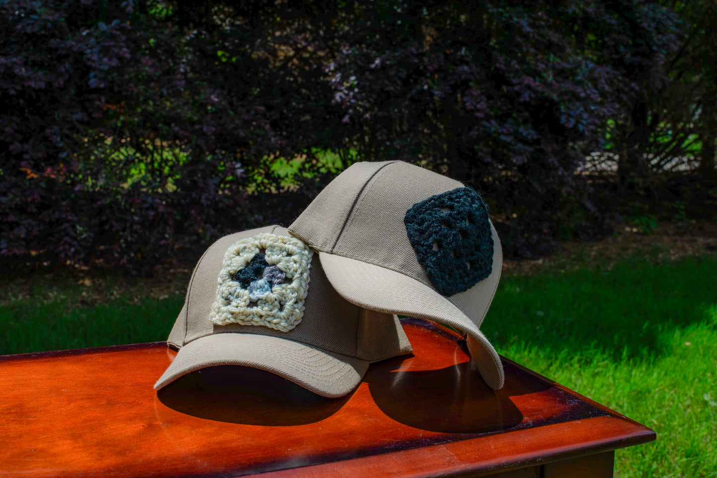 Granny Square Trucker Hat