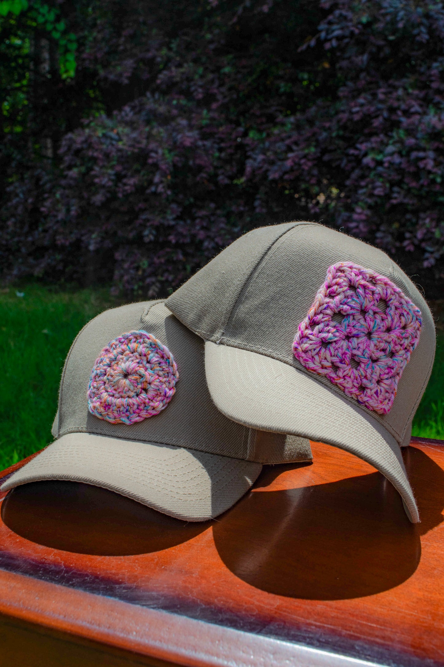 Granny Square Trucker Hat